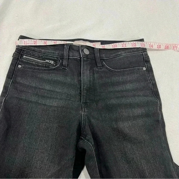 Athleta Carbon Wash Black Ultra Skinny Zip Ankle Sculptek Jeans Size 0 - Picture 9 of 12